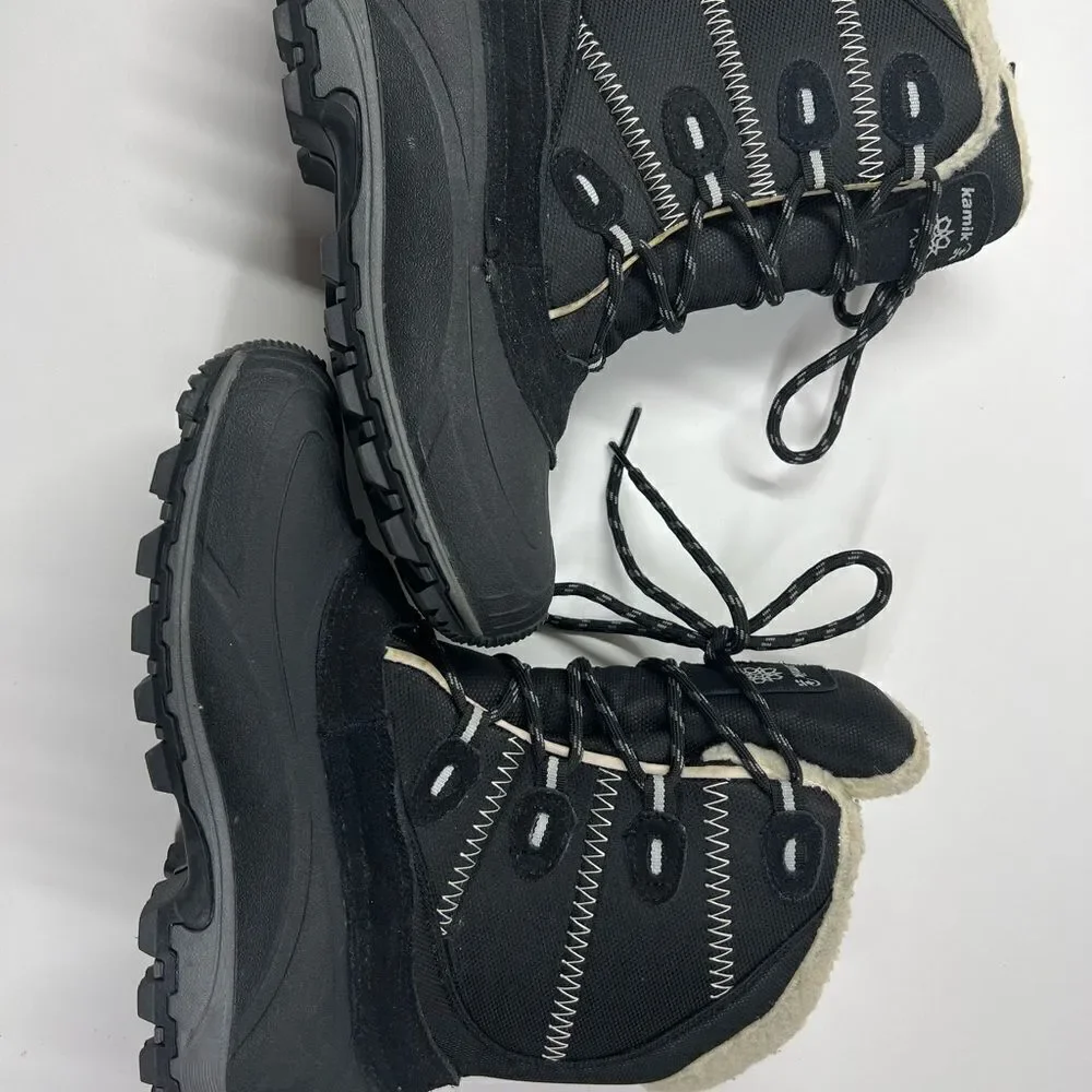 Kamik Sainteanne Waterproof Insulated Boots Size 10 Black